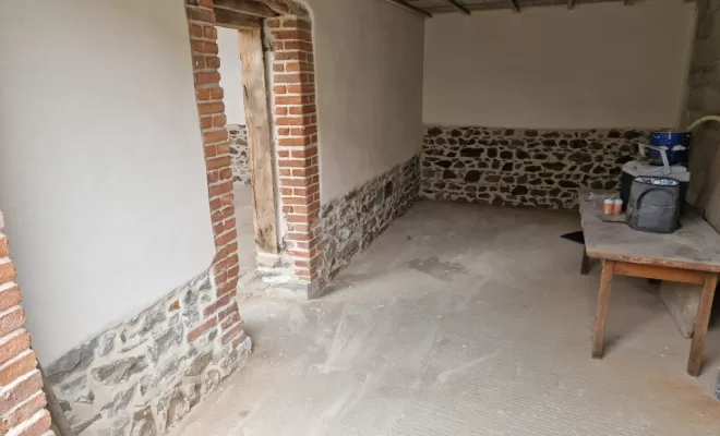 Rénovation intérieure d'une grange à St Bonnet Les Oules, Veauche, REFAC