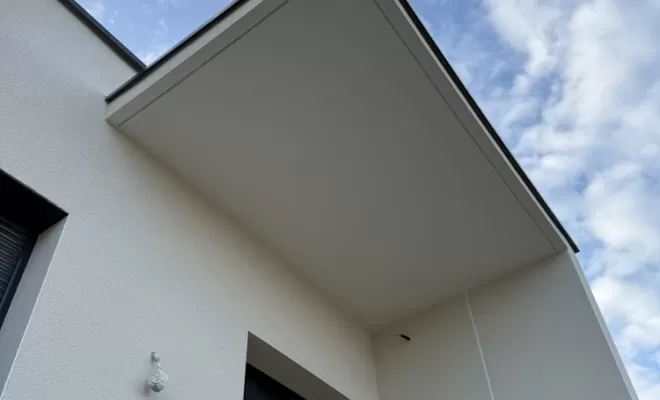 Villa en enduit finition grattée, Veauche, REFAC